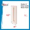 Unfinished Cradled Wood Panels for Painting, 4 Pack of 4x12 inch - Studio Birch Wooden Canvas Boards 3/4" Deep - Mixed-Media Craft, Acrylic, Oil, Encaustic, Paint Pouring Panel Board